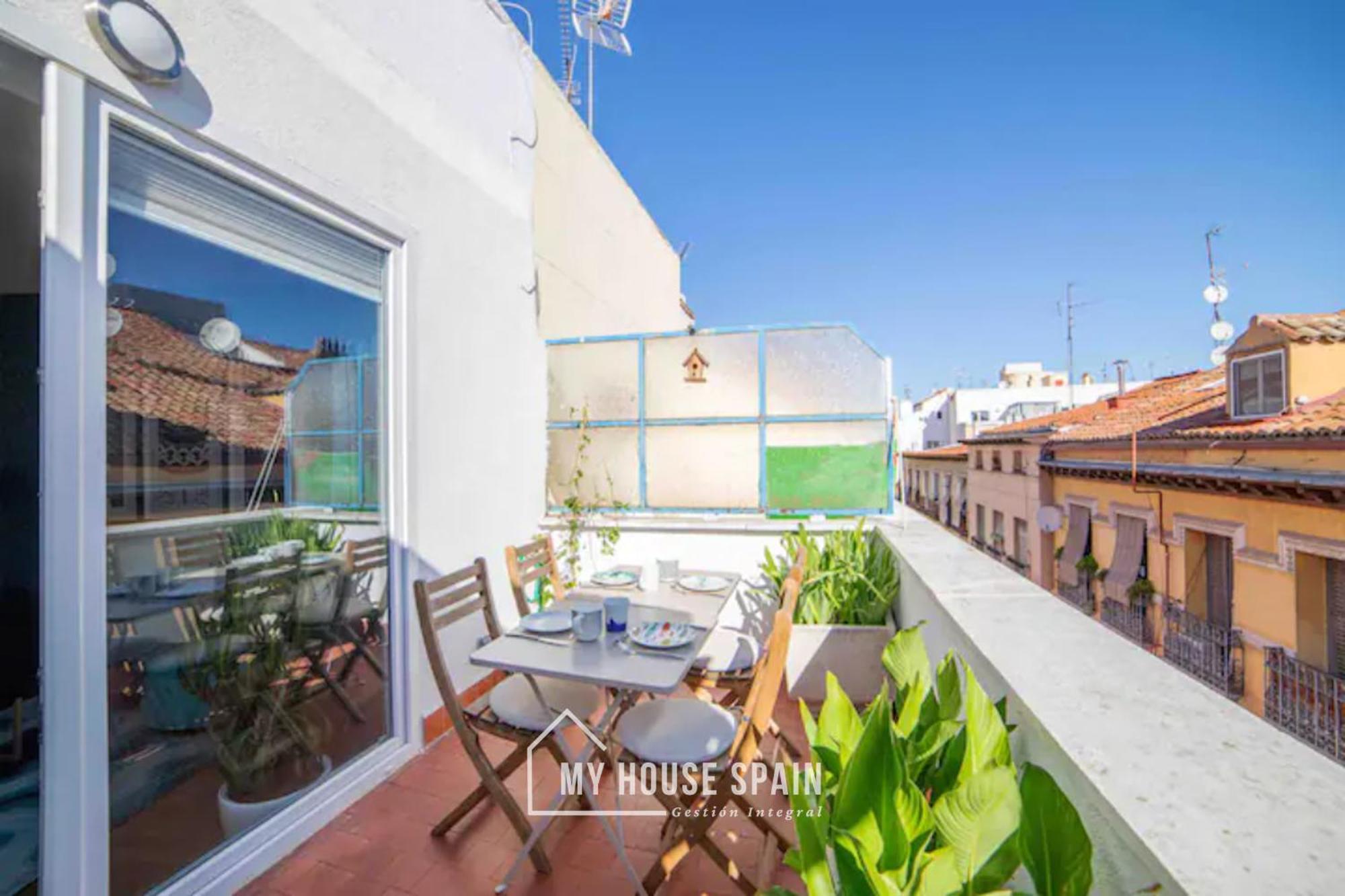 Myhousespain - Modern Penthouse Close To Gran Via - Big Terrace Madri Exterior foto